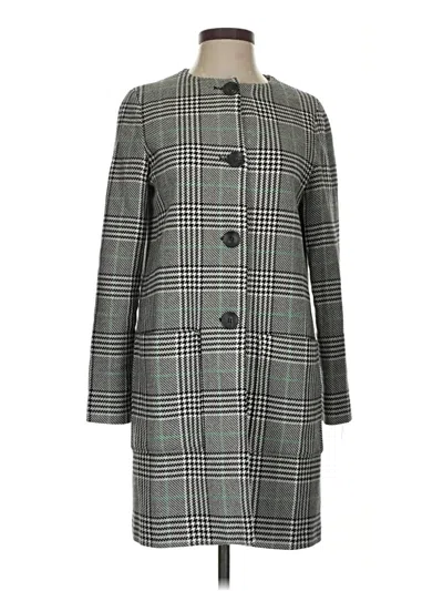 Pre-owned Zara Coat In Green