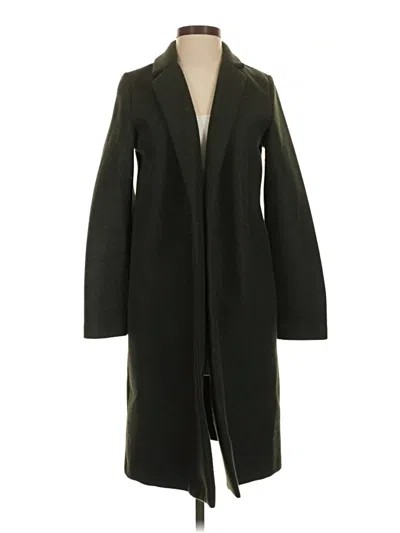 Pre-owned Zara Coat In Green