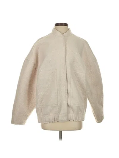 Pre-owned Zara Coat In Ivory
