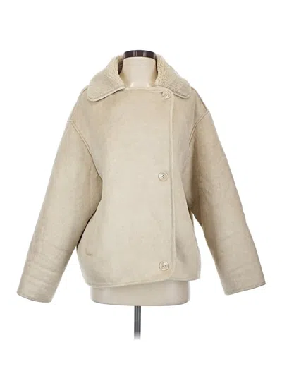 Pre-owned Zara Coat In Ivory
