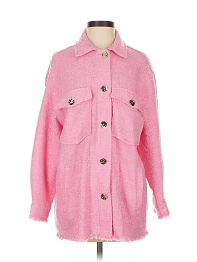 Pre-owned Zara Coat In Pink