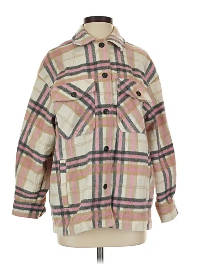 Pre-owned Zara Coat In Pink