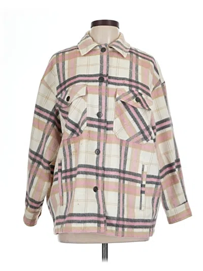 Pre-owned Zara Coat In Pink
