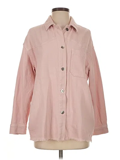 Pre-owned Zara Coat In Pink
