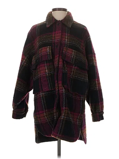 Pre-owned Zara Coat In Purple