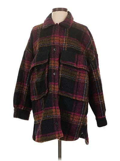 Pre-owned Zara Coat In Purple