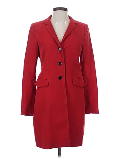 Pre-owned Zara Coat In Red