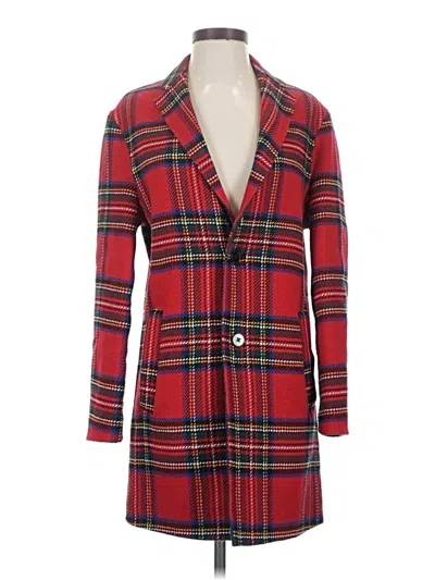 Pre-owned Zara Coat In Red