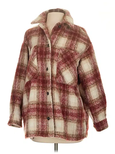 Pre-owned Zara Coat In Red