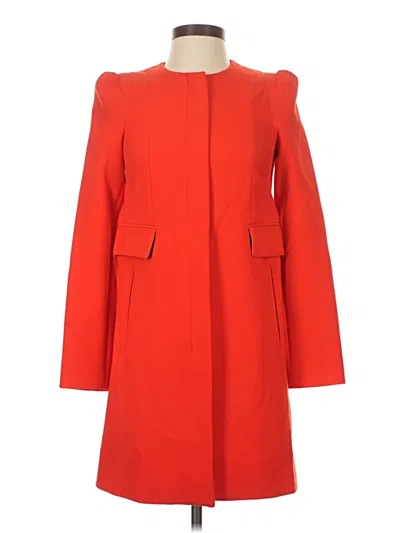 Pre-owned Zara Coat In Red