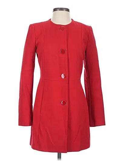Pre-owned Zara Coat In Red