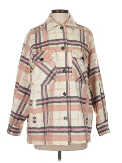 Pre-owned Zara Coat In Tan