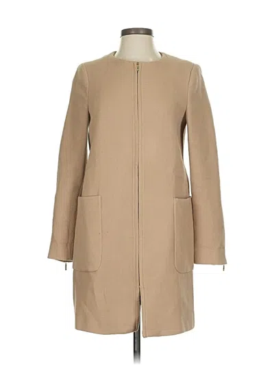 Pre-owned Zara Coat In Tan