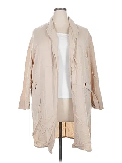 Pre-owned Zara Coat In Tan