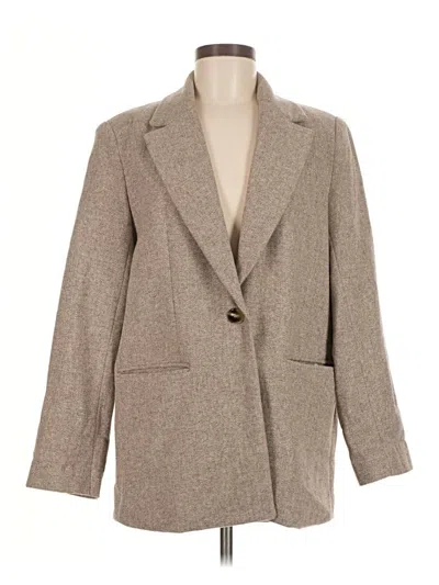 Pre-owned Zara Coat In Tan