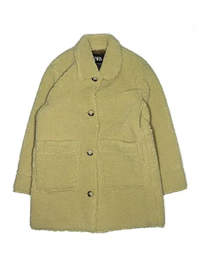 Pre-owned Zara Kids' Coat In Tan