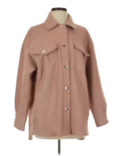 Pre-owned Zara Coat In Tan