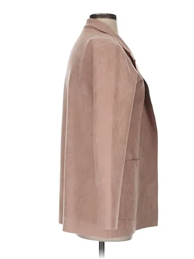 Pre-owned Zara Coat In Tan