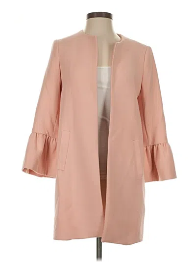 Pre-owned Zara Coat In Tan