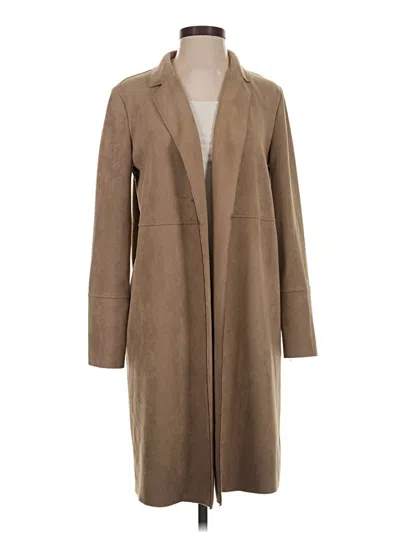 Pre-owned Zara Coat In Tan