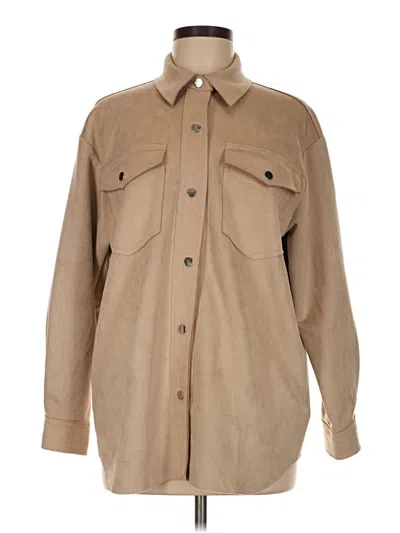 Pre-owned Zara Coat In Tan