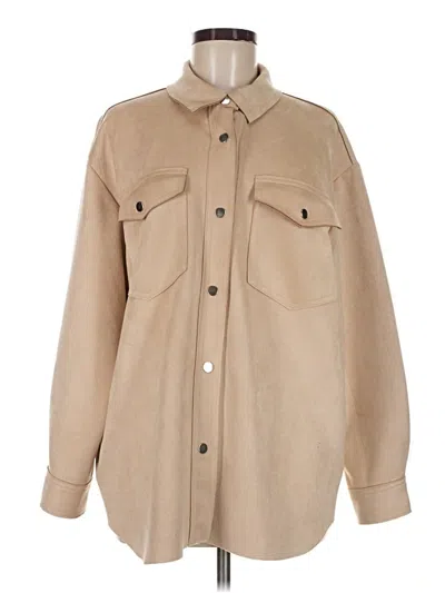 Pre-owned Zara Coat In Tan