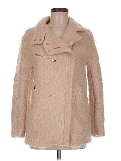 Pre-owned Zara Coat In Tan