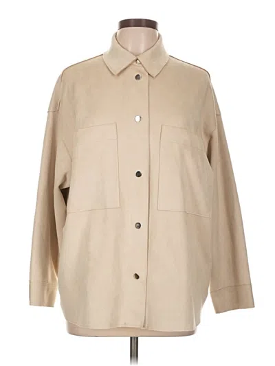 Pre-owned Zara Coat In Tan