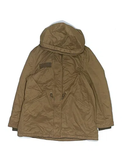Pre-owned Zara Kids' Coat In Tan