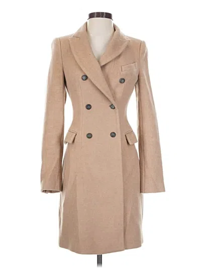 Pre-owned Zara Coat In Tan