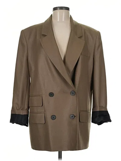 Pre-owned Zara Coat In Tan
