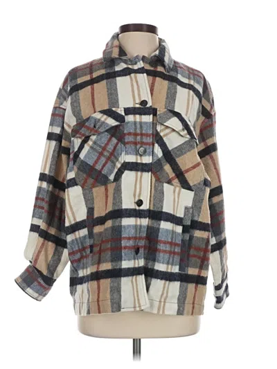 Pre-owned Zara Coat In Tan