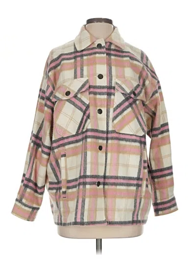 Pre-owned Zara Coat In Tan