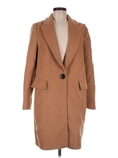 Pre-owned Zara Coat In Tan