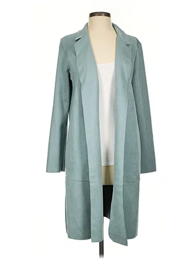 Pre-owned Zara Coat In Teal