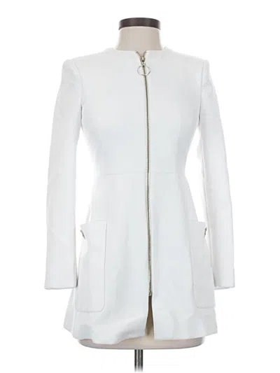 Pre-owned Zara Coat In White