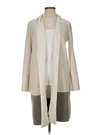 Pre-owned Zara Coat In White