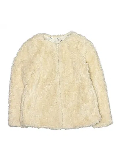 Pre-owned Zara Kids' Coat In White