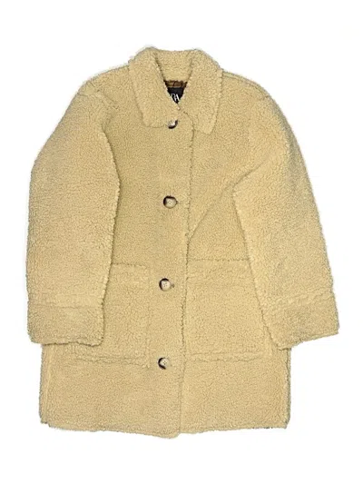 Pre-owned Zara Kids' Coat In Yellow