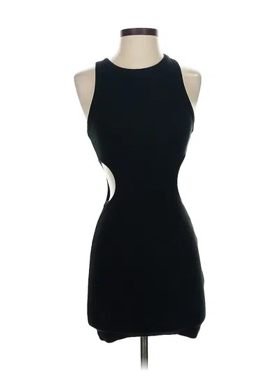 Pre-owned Zara Cocktail Dress In Black