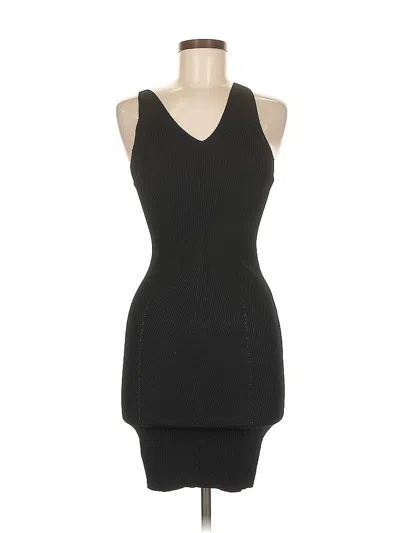 Pre-owned Zara Cocktail Dress In Black