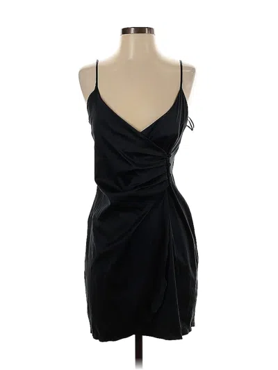 Pre-owned Zara Cocktail Dress In Black