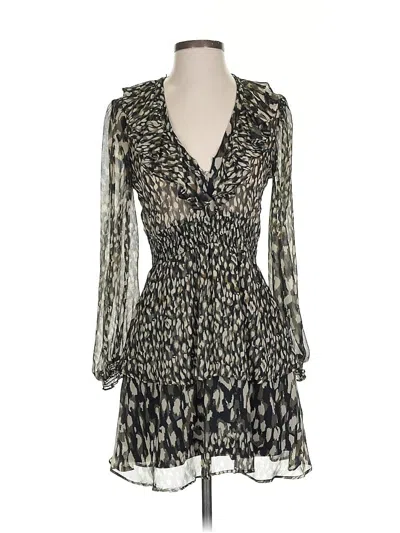 Pre-owned Zara Cocktail Dress In Black