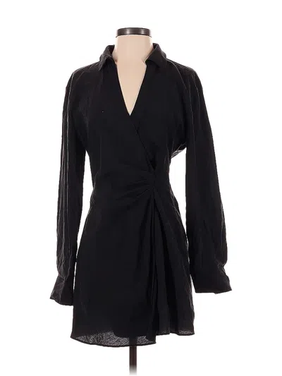 Pre-owned Zara Cocktail Dress In Black