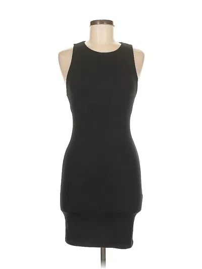 Pre-owned Zara Cocktail Dress In Black