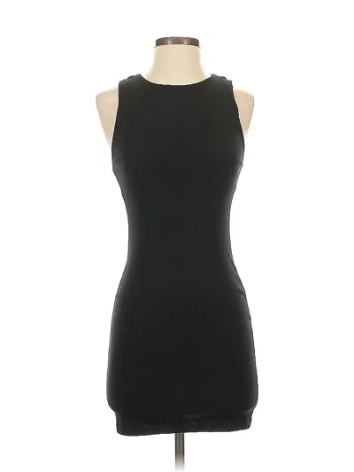 Pre-owned Zara Cocktail Dress In Black