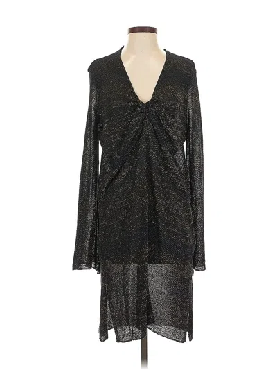 Pre-owned Zara Cocktail Dress In Black