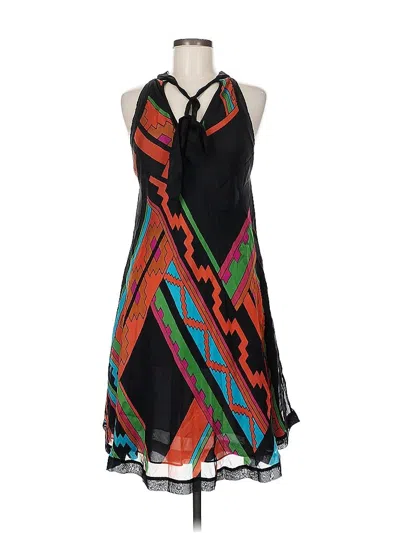 Pre-owned Zara Cocktail Dress In Black