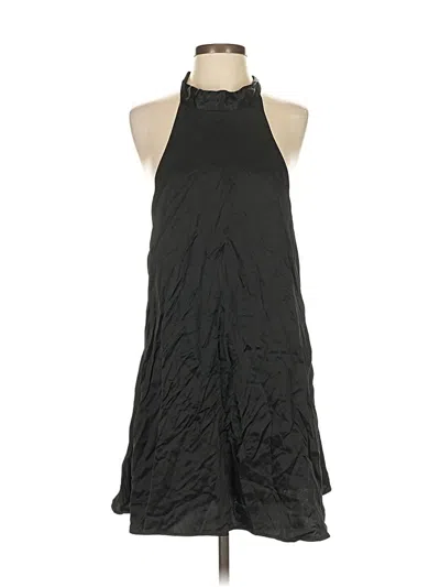 Pre-owned Zara Cocktail Dress In Black