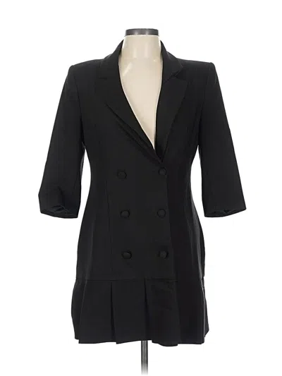Pre-owned Zara Cocktail Dress In Black